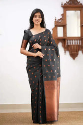 India Silk Presents Black Banarasi Soft Silk Sarees That Combine Traditional Artistry With Modern Comfort
