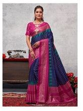 Nevy Blue Designer Silk Sarees for Women | Wedding & Party Wear UK