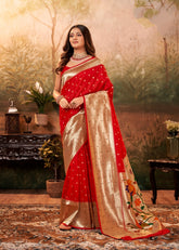 Red Silk Saree for Women | Wedding & Party Wear UK