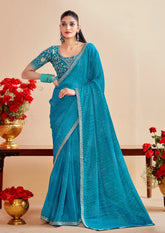 Firozi Designer Embellished Sarees for Women | Wedding Sarees UK