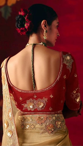 Beige Embroidered Designer Sarees for Women | Wedding Sarees UK