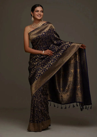 India Silk Presents Maroon the Banarasi Soft Silk Saree A Perfect Blend Of Tradition And Comfort