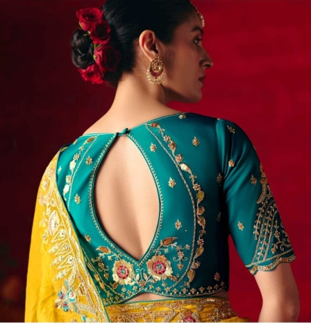 Yellow Embroidered Designer Sarees for Women | Wedding Sarees UK