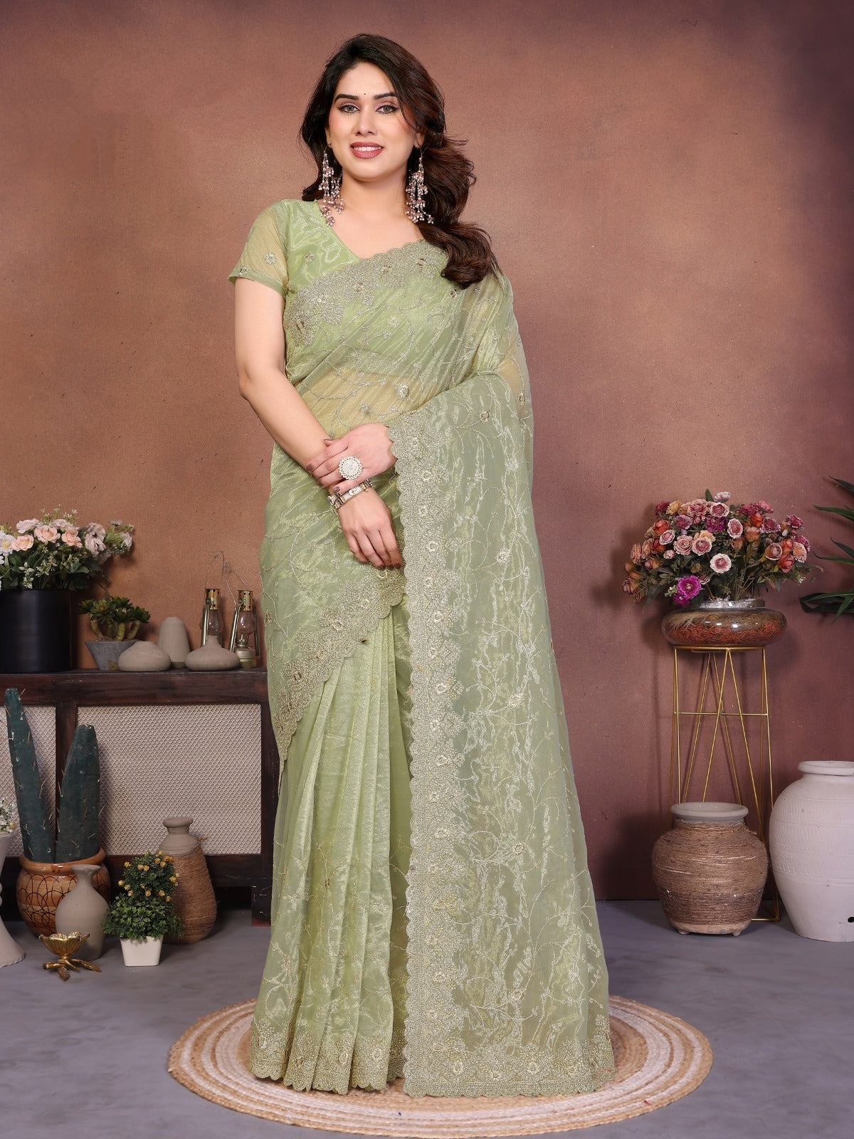 Premium Silk Saree Stylish Designer Saree- UK