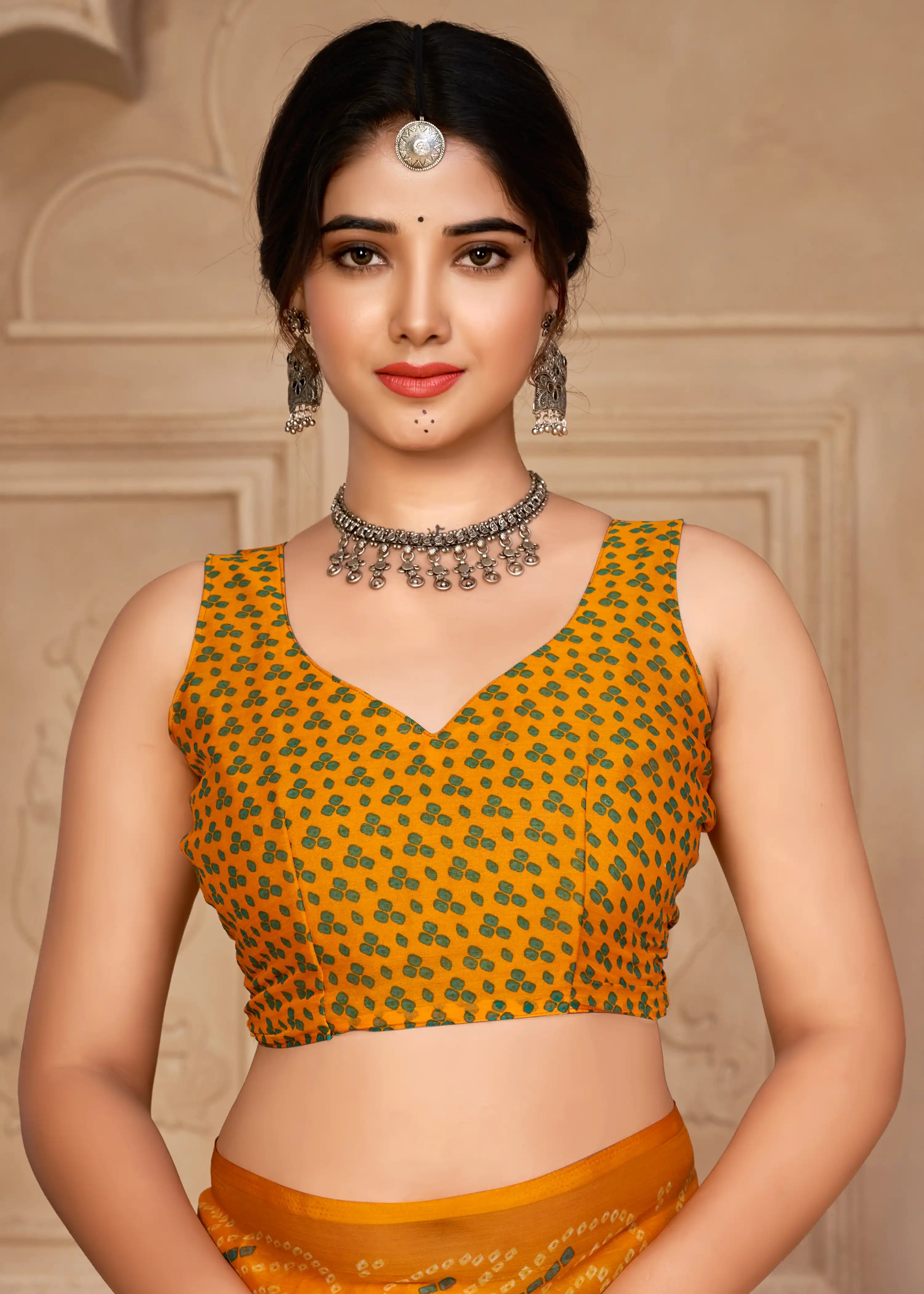 India Silk Yellow Chiffon Sarees Designed To Provide A Soft Flowing Silhouette That Enhances Your Natural Grace
