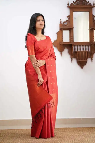India Silk Presents Red Banarasi Soft Silk Sarees That Combine Traditional Artistry With Modern Comfort