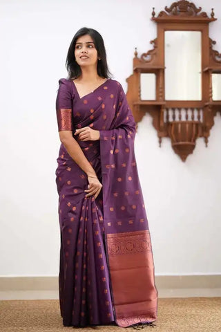 India Silk Presents Purple Banarasi Soft Silk Sarees That Combine Traditional Artistry With Modern Comfort