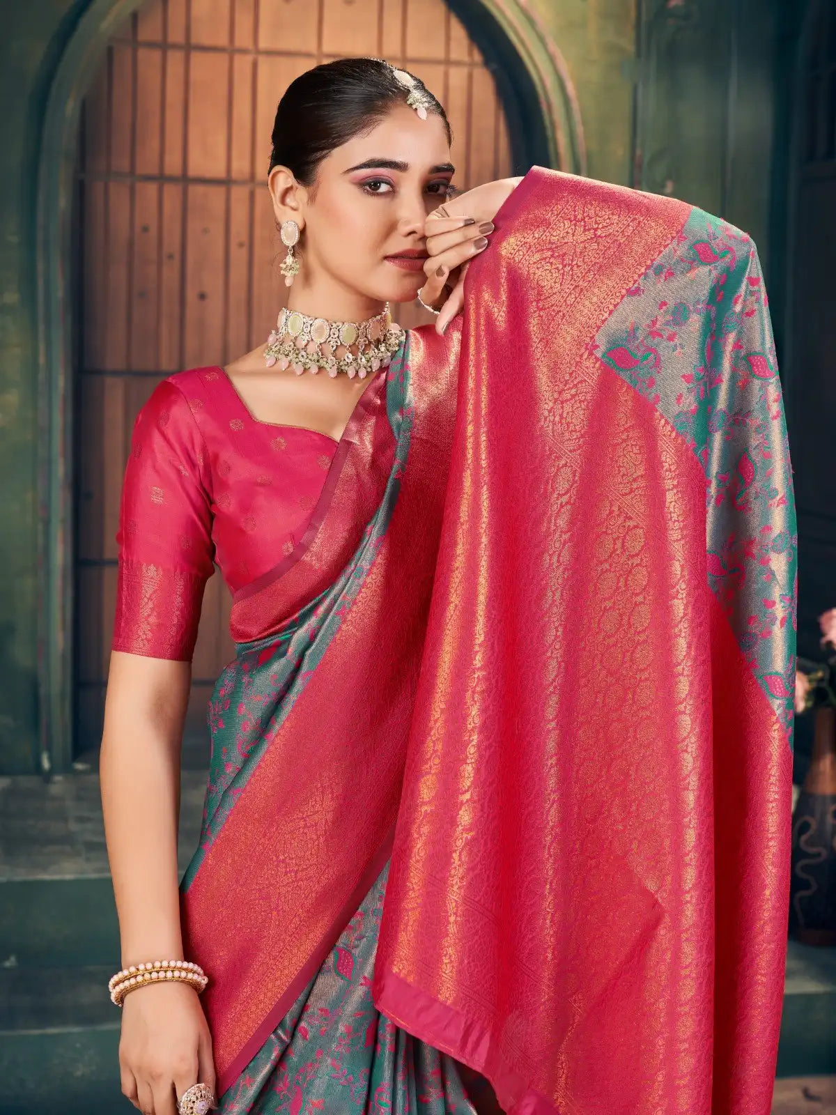 India Silk Red Sarees Crafted With Exquisite Zari Silk Offer A Perfect Blend Of Tradition And Luxury