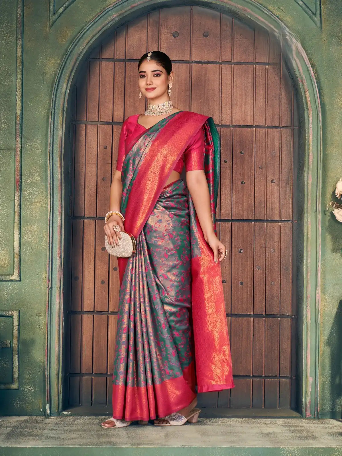 India Silk Red Sarees Crafted With Exquisite Zari Silk Offer A Perfect Blend Of Tradition And Luxury