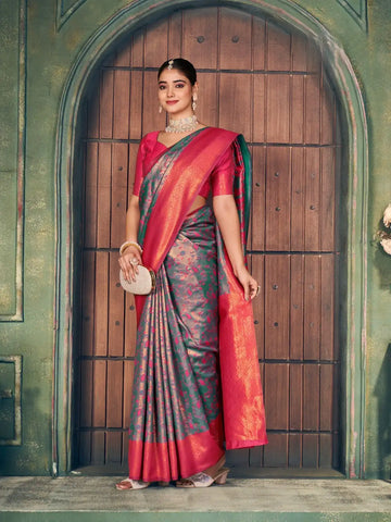 India Silk Red Sarees Crafted With Exquisite Zari Silk Offer A Perfect Blend Of Tradition And Luxury