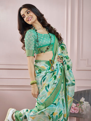 India Silk Mint Green Fancy Fabric offers a luxurious blend of texture and color, perfect for adding elegance