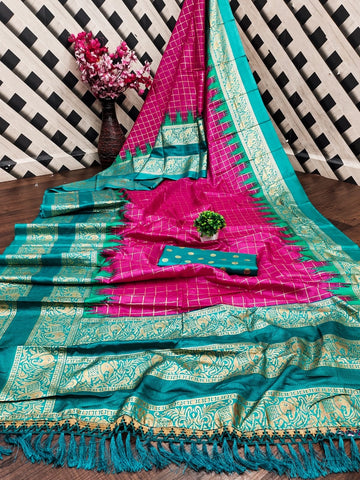 Pink  Designer Silk Sarees for Women | Wedding & Party Wear UK