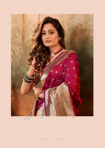 Purple Silk Saree for Women | Wedding & Party Wear UK