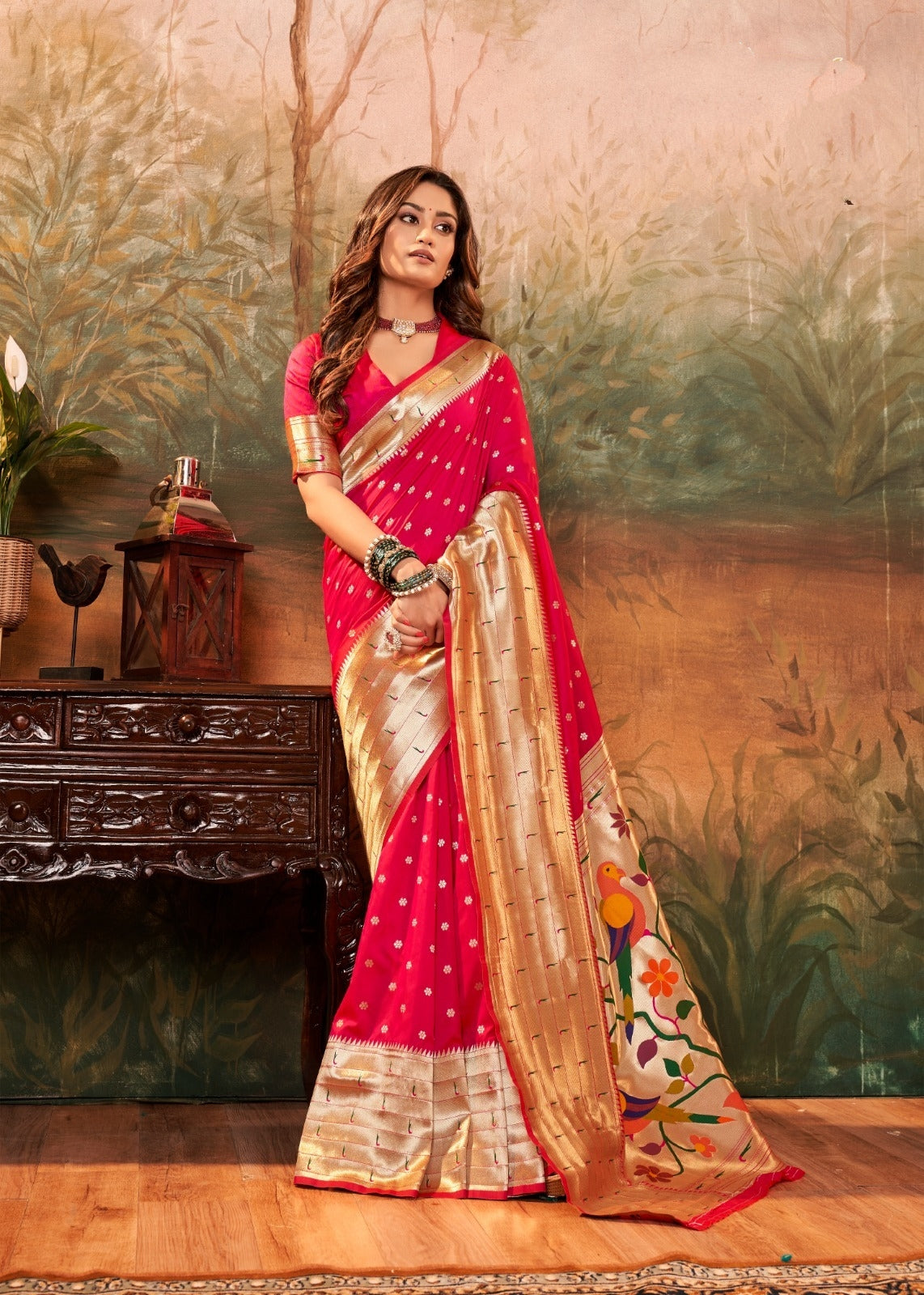 Pink Silk Saree for Women | Wedding & Party Wear UK