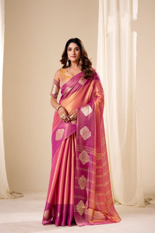 Pink Traditional Silk Sarees Collection for Weddings & Festive Wear UK