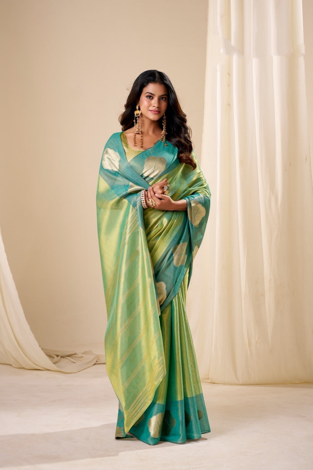 Sea Green Traditional Silk Sarees Collection for Weddings & Festive Wear UK