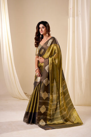 Brown Traditional Silk Sarees Collection for Weddings & Festive Wear UK