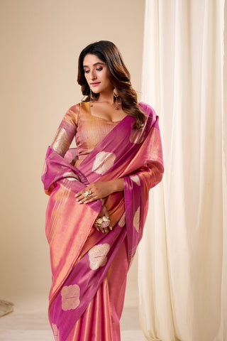 Pink Traditional Silk Sarees Collection for Weddings & Festive Wear UK