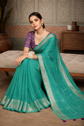 Firozi Designer Silk Sarees for Women | Wedding & Party Wear UK